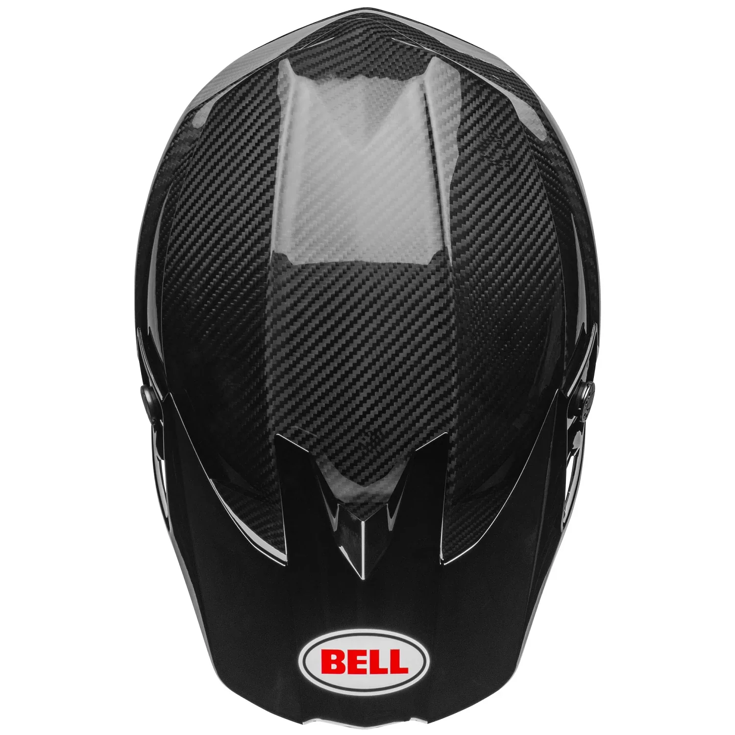 Bell Moto-10 Spherical Gloss Black/White Helmet - Image 9