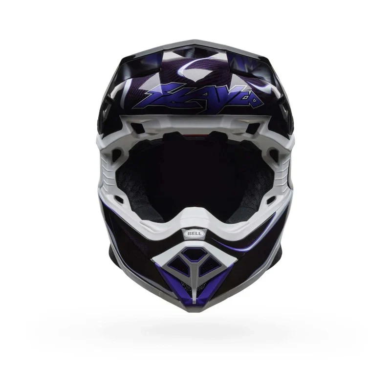 Bell Moto-10 Spherical SlayCo Limited Edition Gloss Black/White Helmet - Image 3