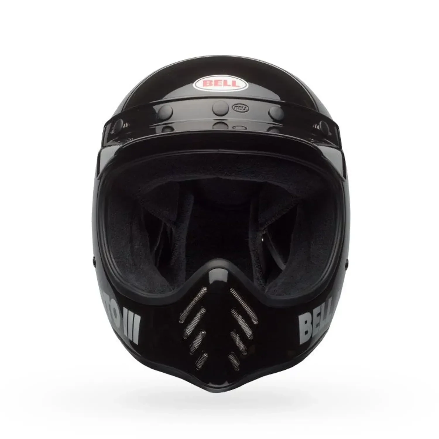 Bell Moto-3 Classic Gloss Black Helmet - Image 3
