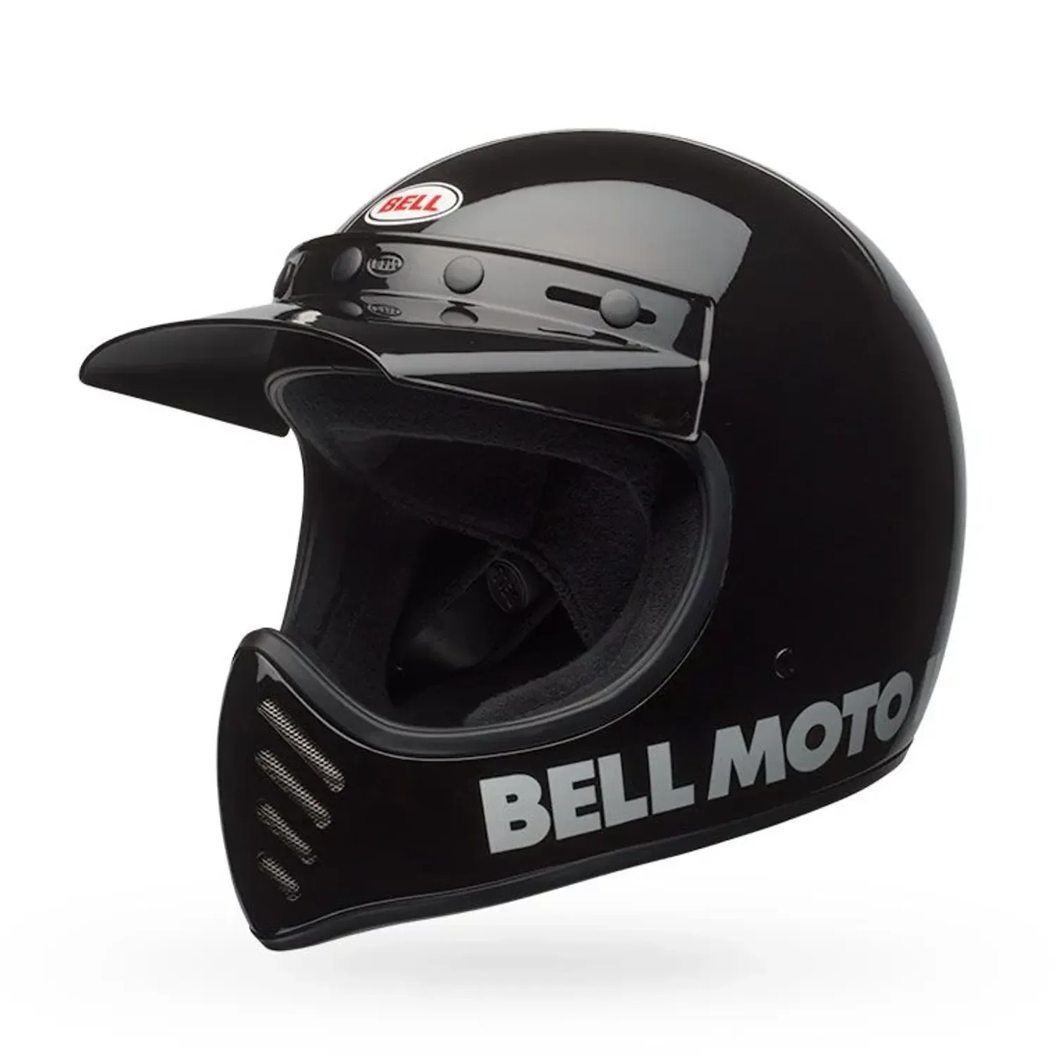 Bell Moto-3 Classic Gloss Black Helmet - Image 4