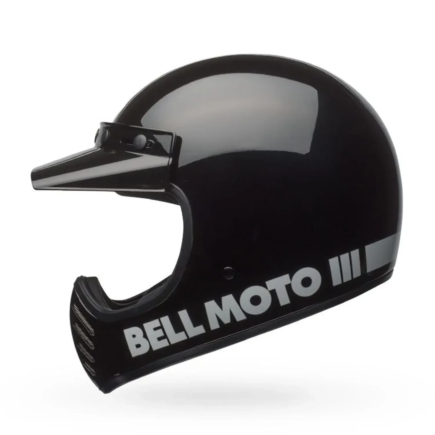 Bell Moto-3 Classic Gloss Black Helmet - Image 5