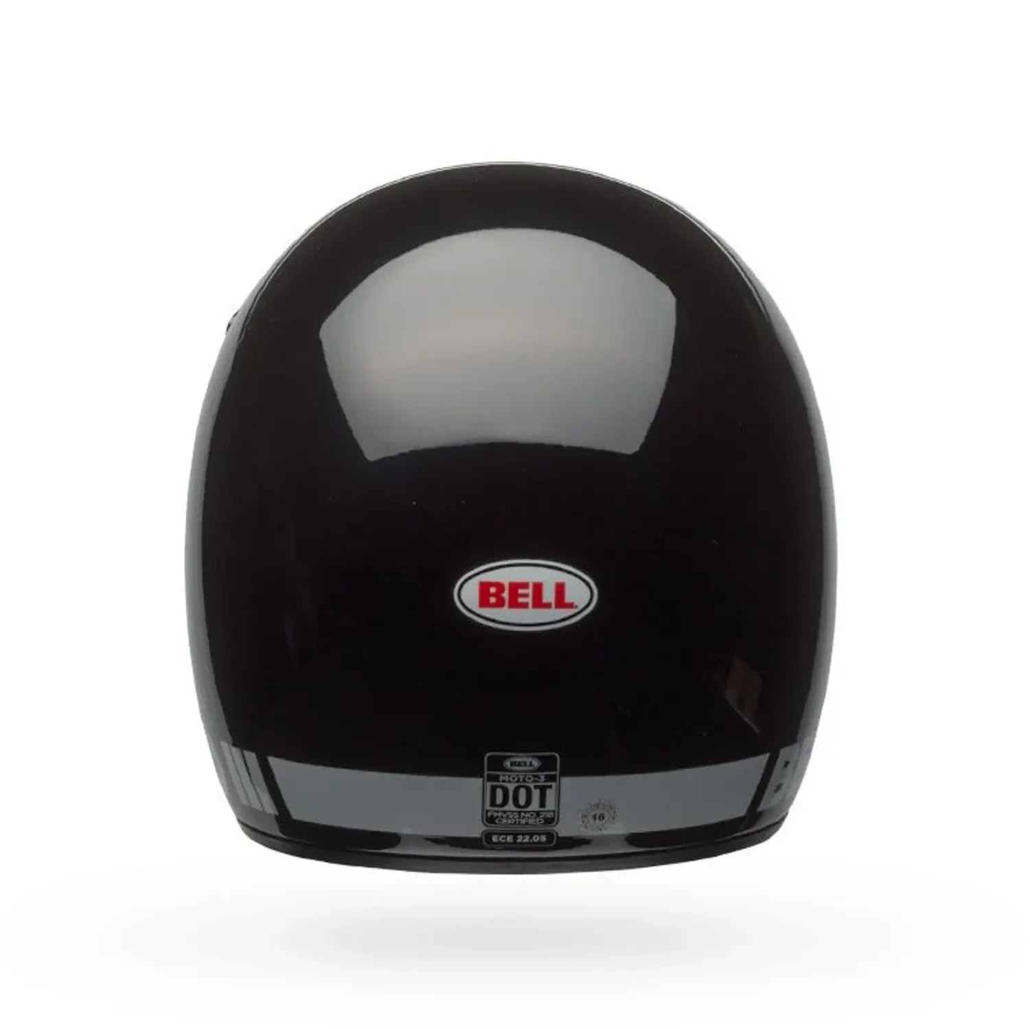 Bell Moto-3 Classic Gloss Black Helmet - Image 7