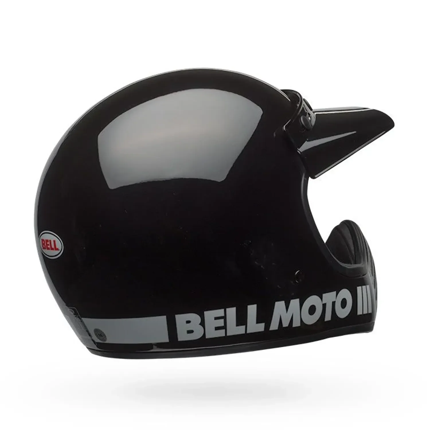 Bell Moto-3 Classic Gloss Black Helmet - Image 8