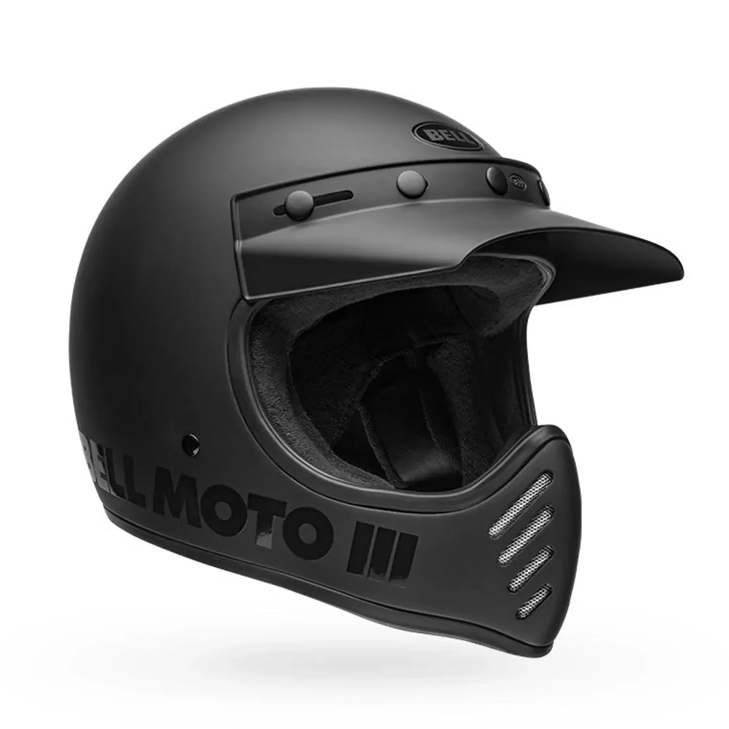 Bell Moto-3 Classic Matte Black Helmet - Image 2
