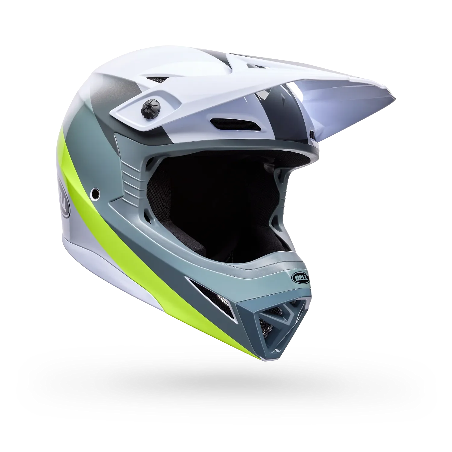 Bell MX-10 Mips Aviator Matte White/Green Helmet - Image 2