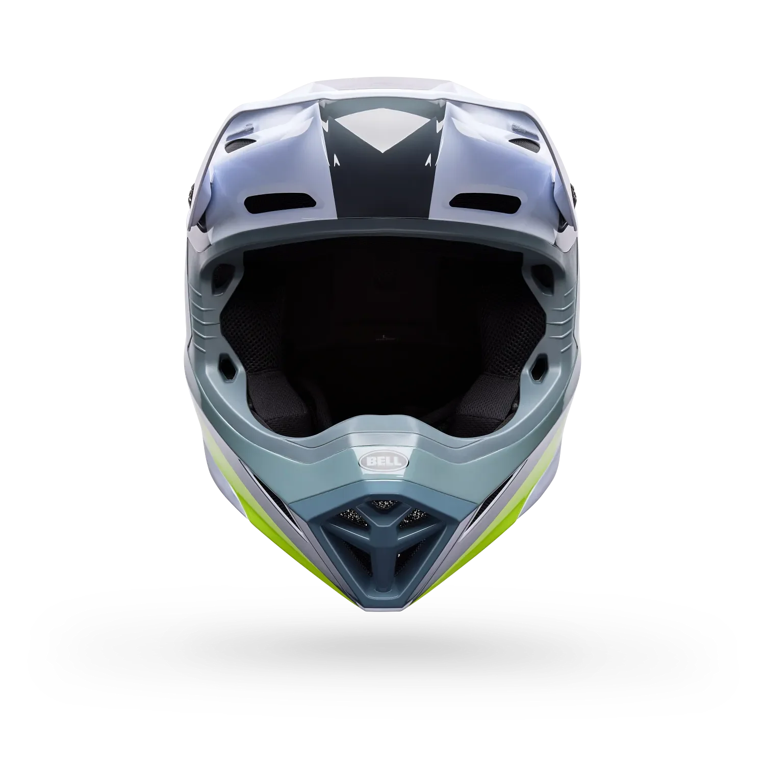 Bell MX-10 Mips Aviator Matte White/Green Helmet - Image 3