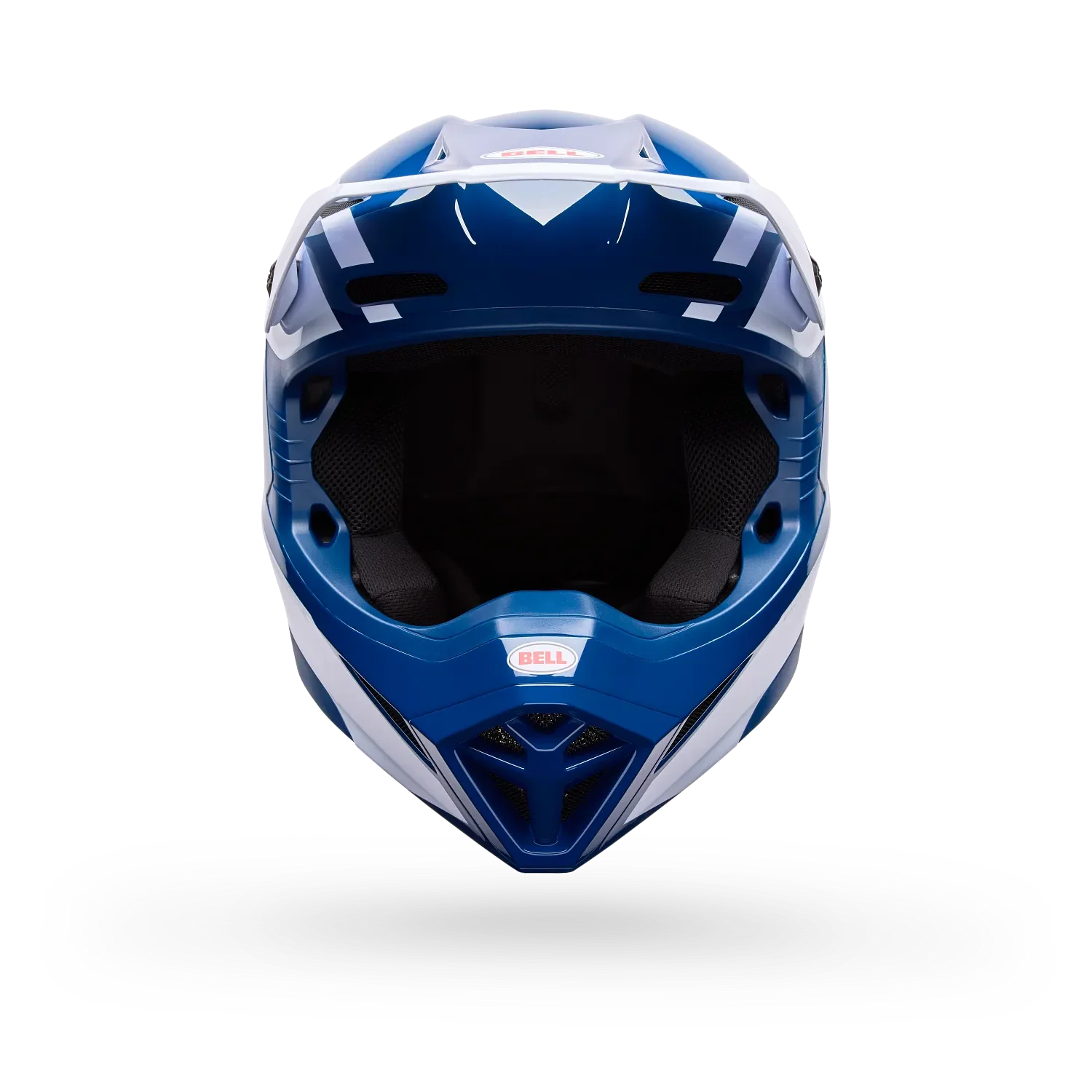 Bell MX-10 Mips Talon Gloss Blue/White Helmet - Image 3