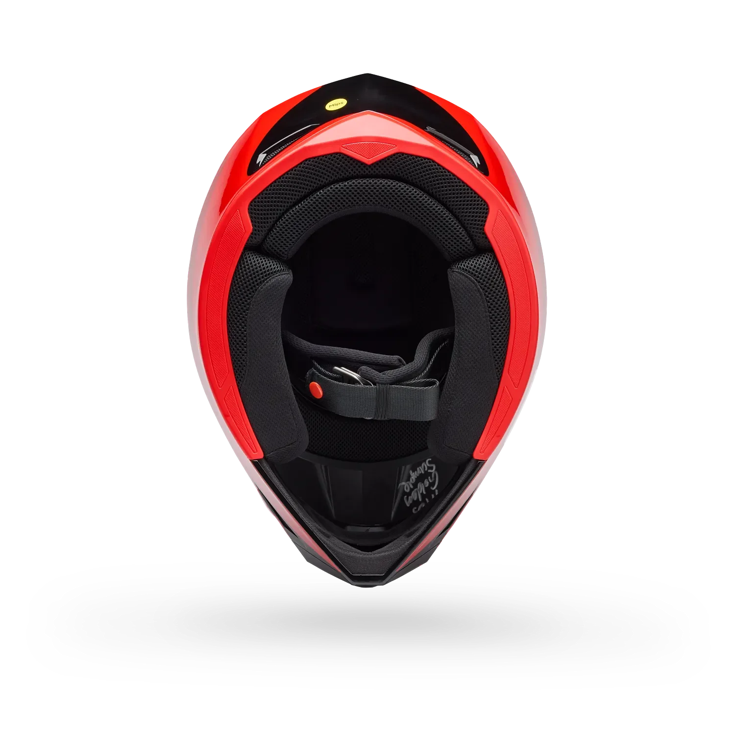 Bell MX-10 Mips Wave Gloss Red/Black Helmet - Image 6