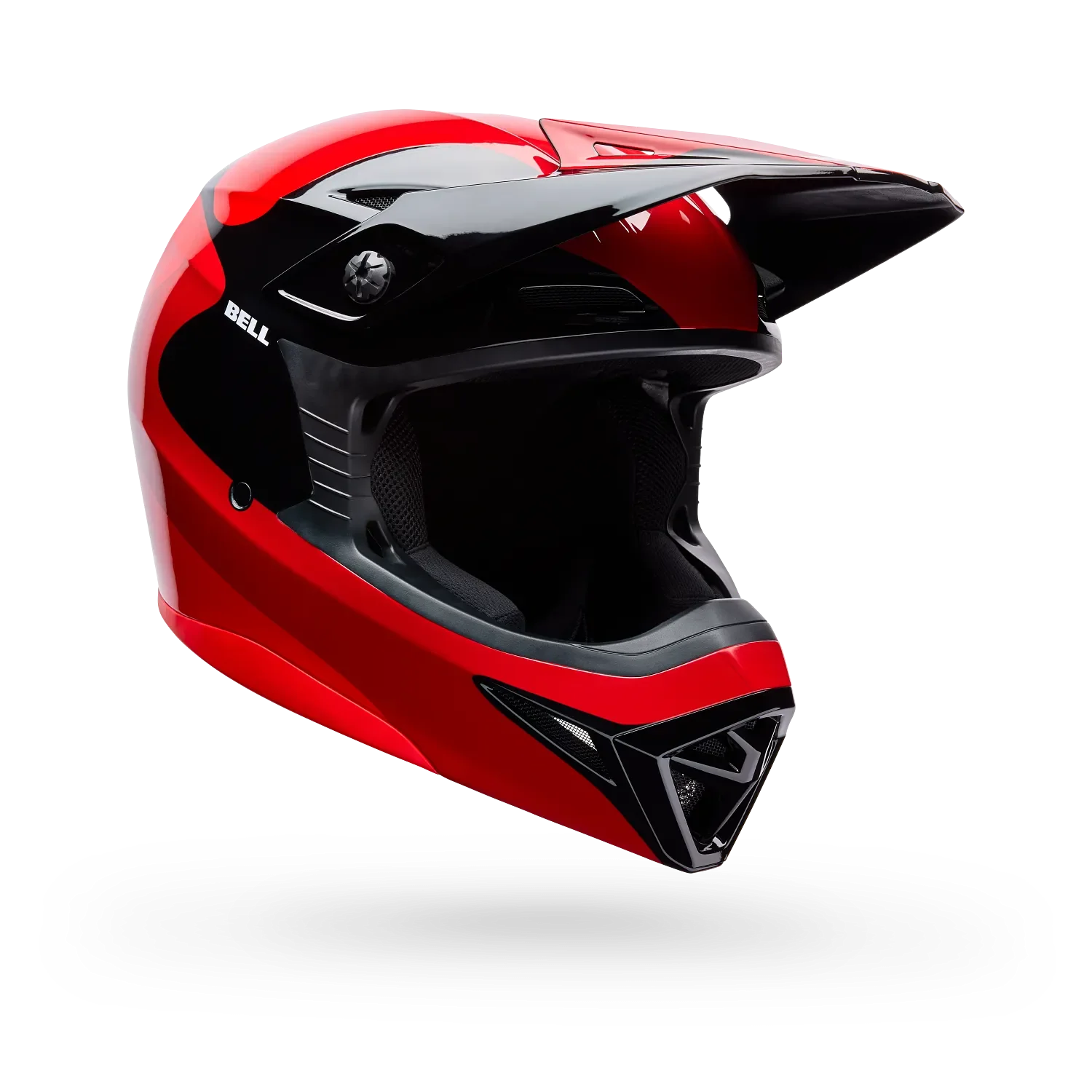 Bell MX-10 Mips Wave Gloss Red/Black Youth Helmet - Image 2