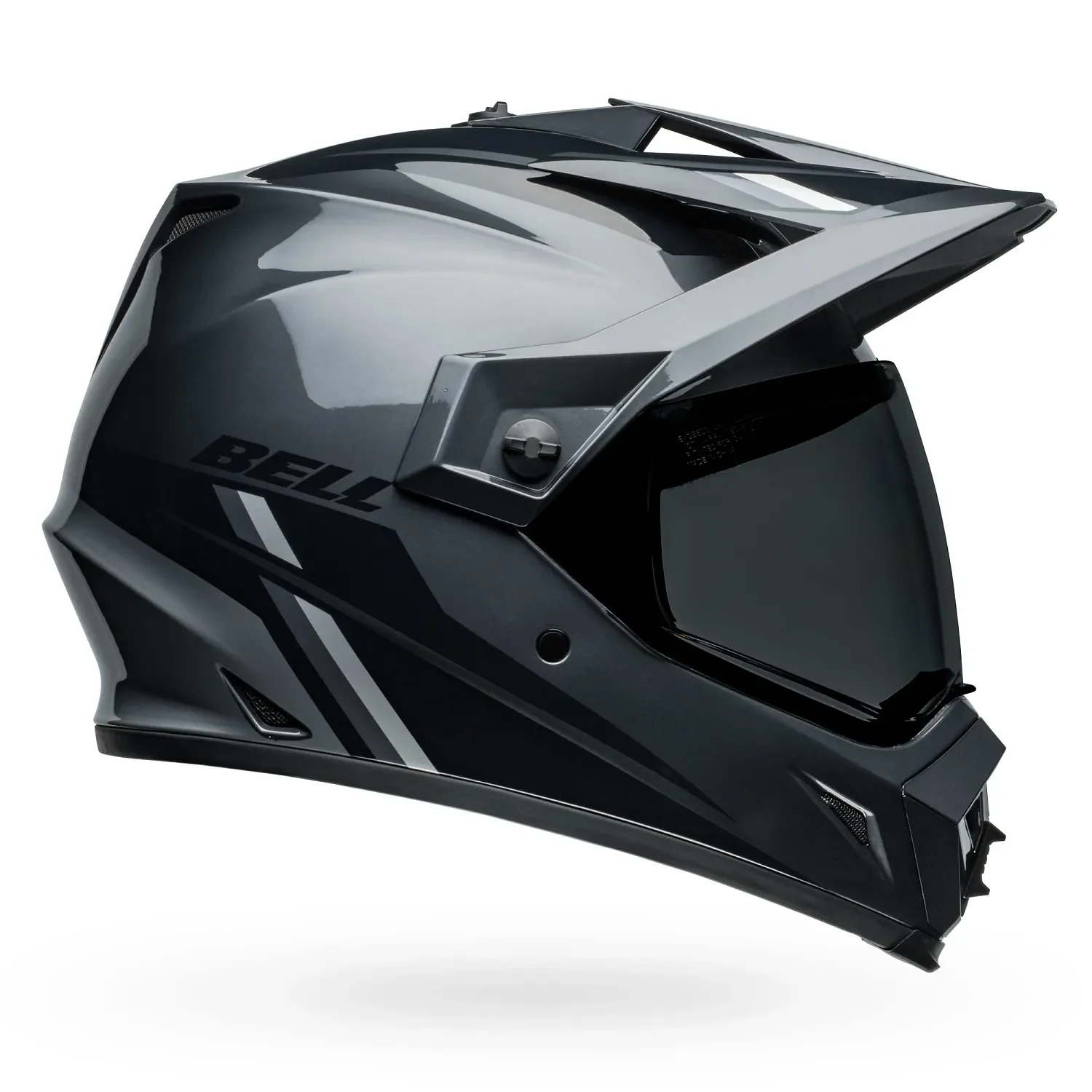 Bell MX-9 Adventure Mips Alpine Gloss Charcoal/Silver Helmet