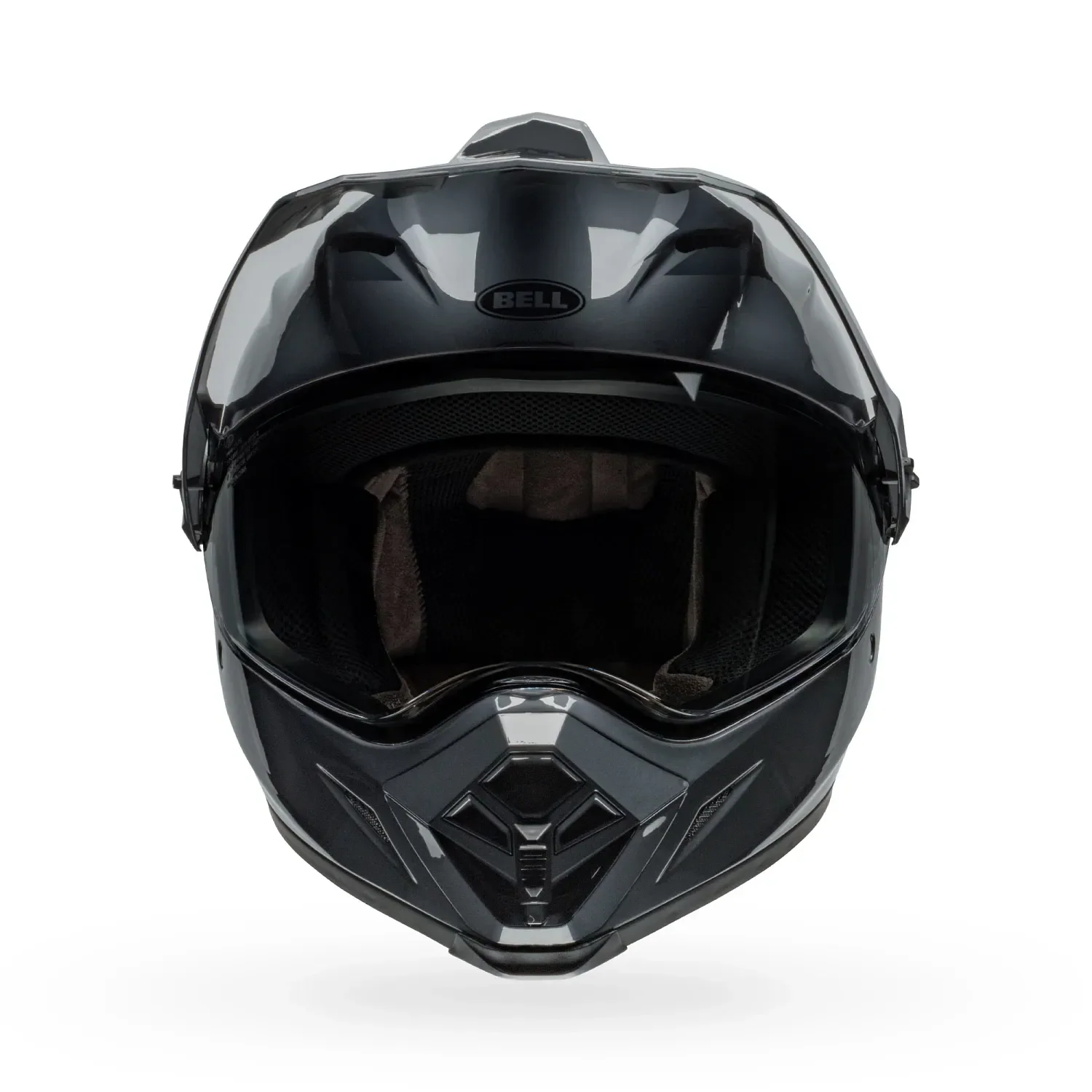 Bell MX-9 Adventure Mips Alpine Gloss Charcoal/Silver Helmet - Image 3