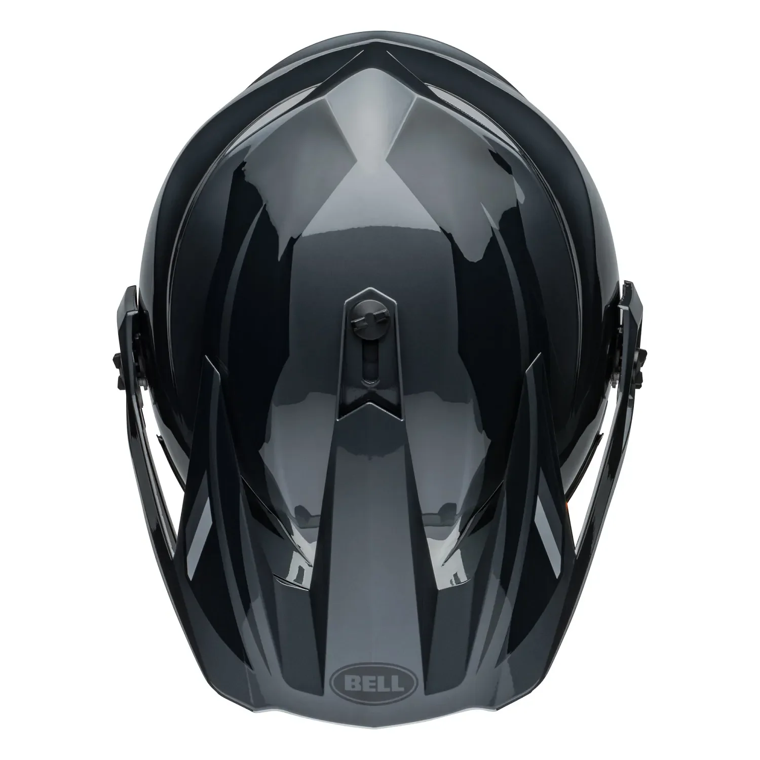 Bell MX-9 Adventure Mips Alpine Gloss Charcoal/Silver Helmet - Image 9