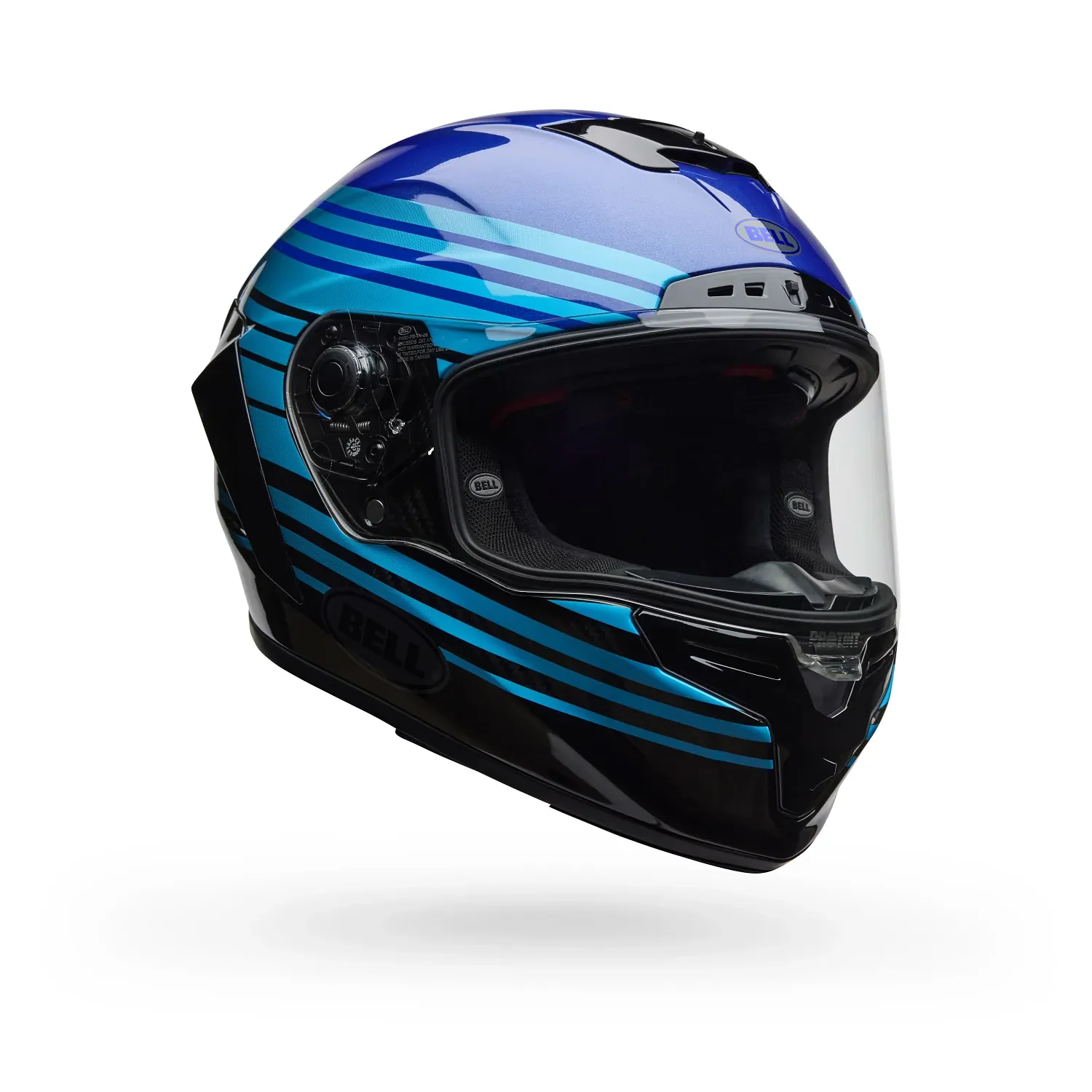 Bell Race Star DLX Flex Dash Gloss Blue/Black Helmet - Image 2