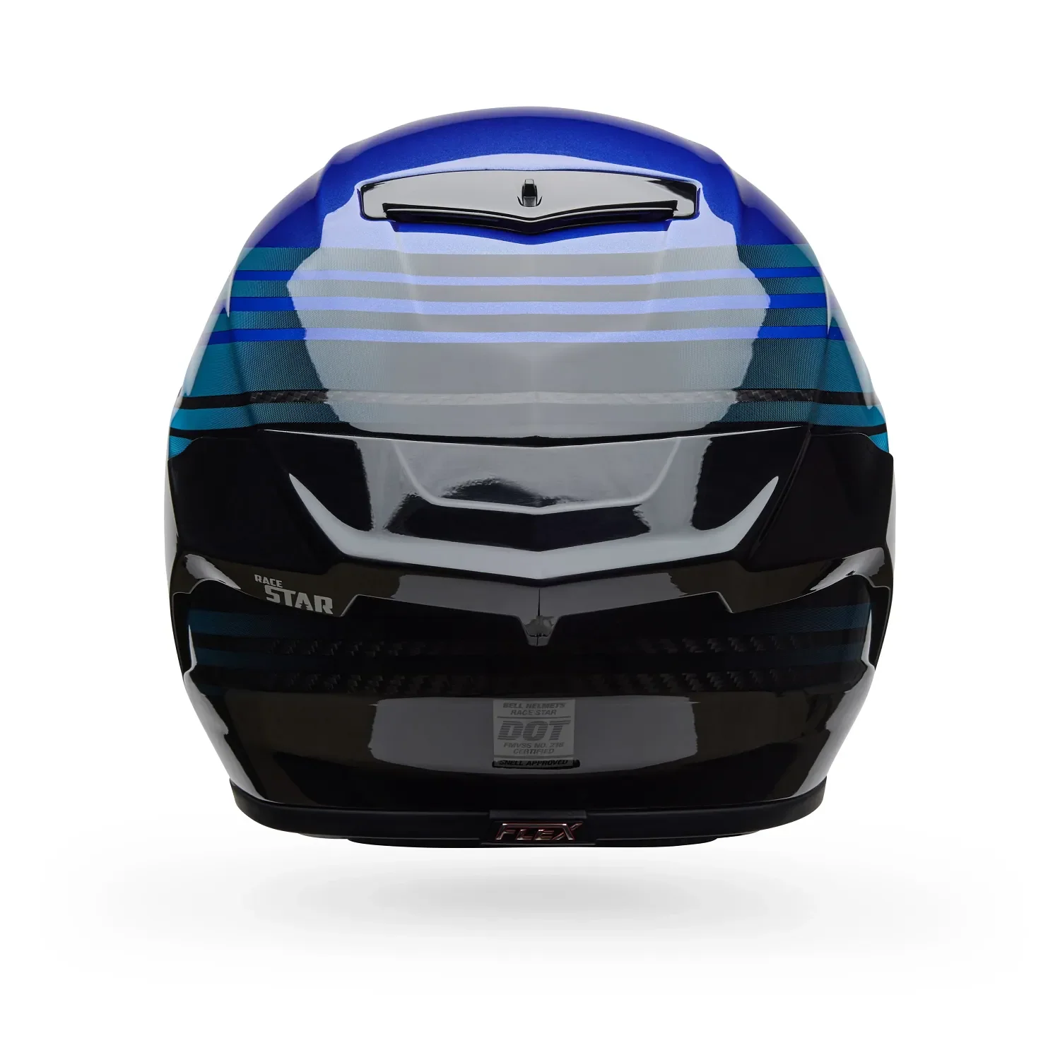 Bell Race Star DLX Flex Dash Gloss Blue/Black Helmet - Image 4