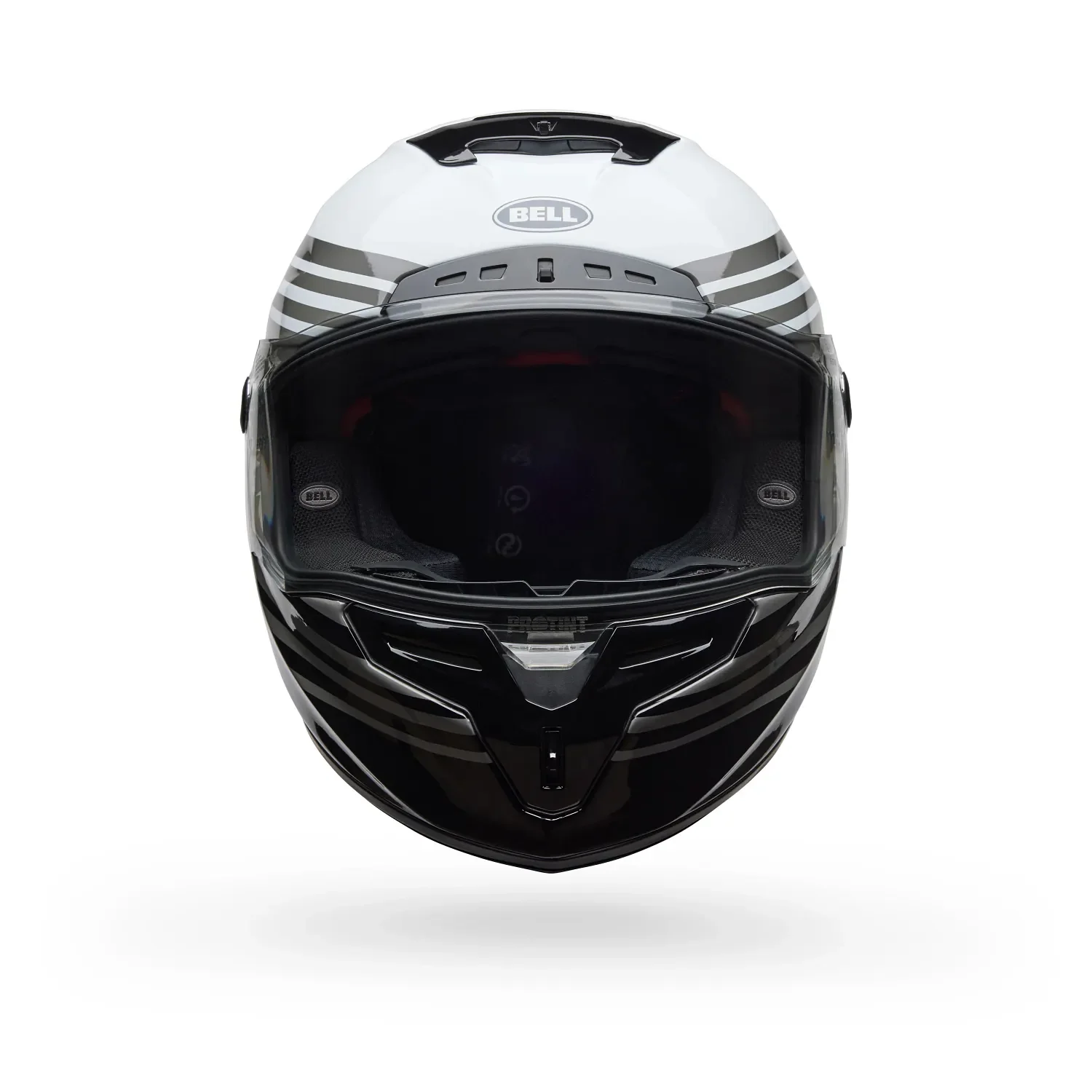 Bell Race Star DLX Flex Dash Gloss White/Black Helmet - Image 3