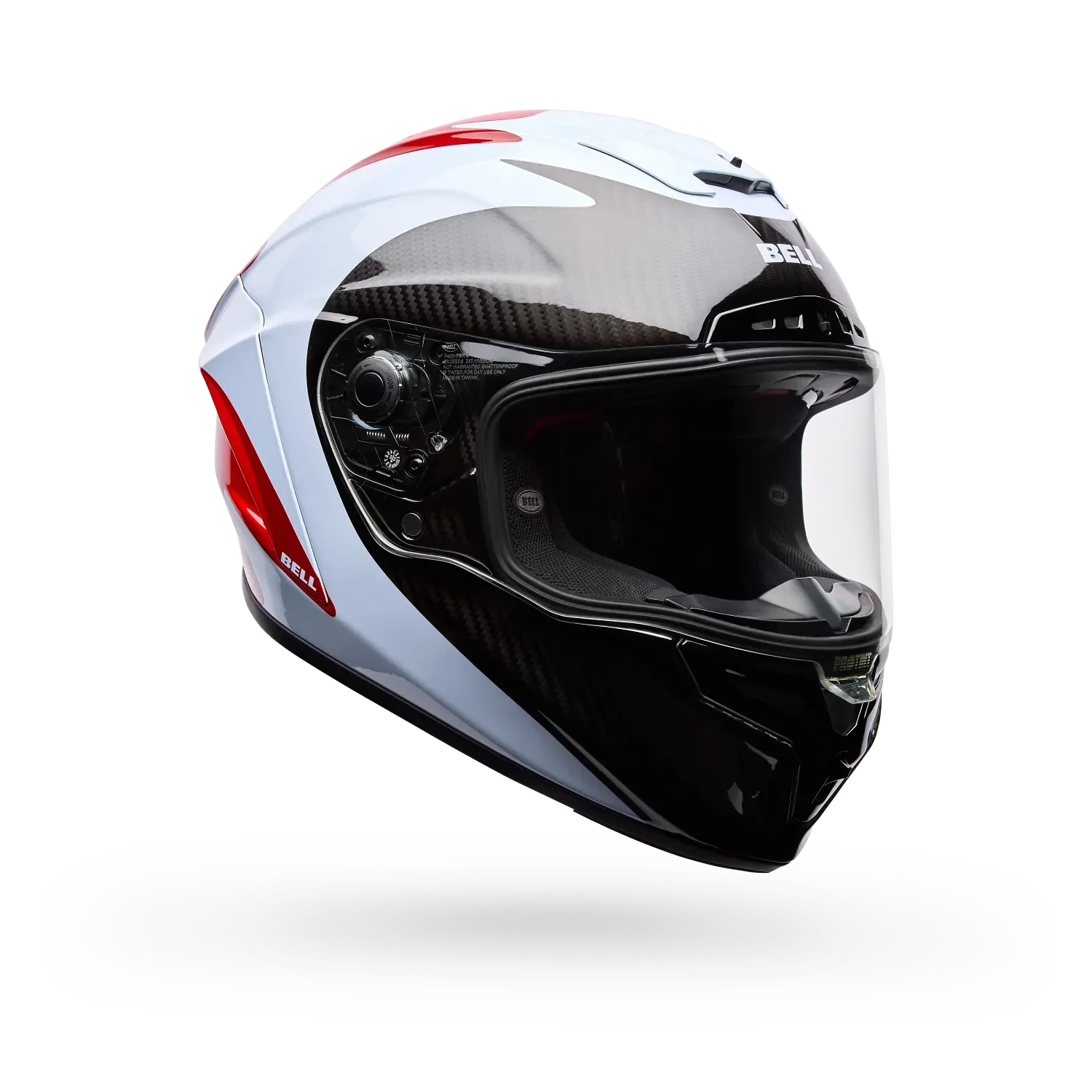 Bell Race Star DLX Flex Fluid Gloss Red/White Helmet - Image 2