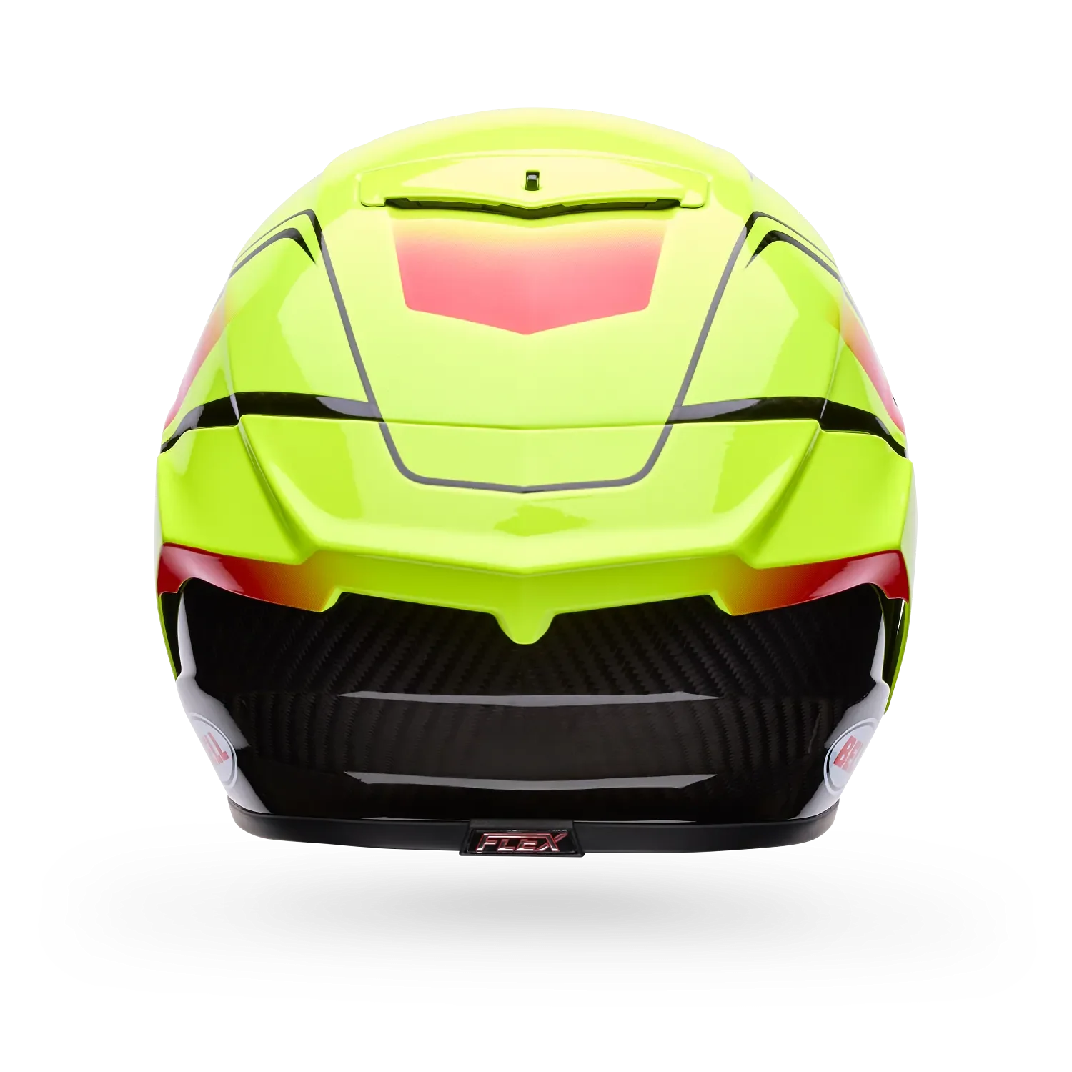 Bell Race Star DLX Flex Grid Gloss Yellow/Red Helmet - Image 4