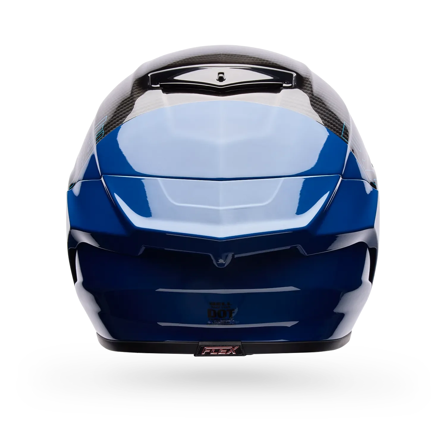 Bell Race Star DLX Flex Strike Gloss Blue Helmet - Image 4