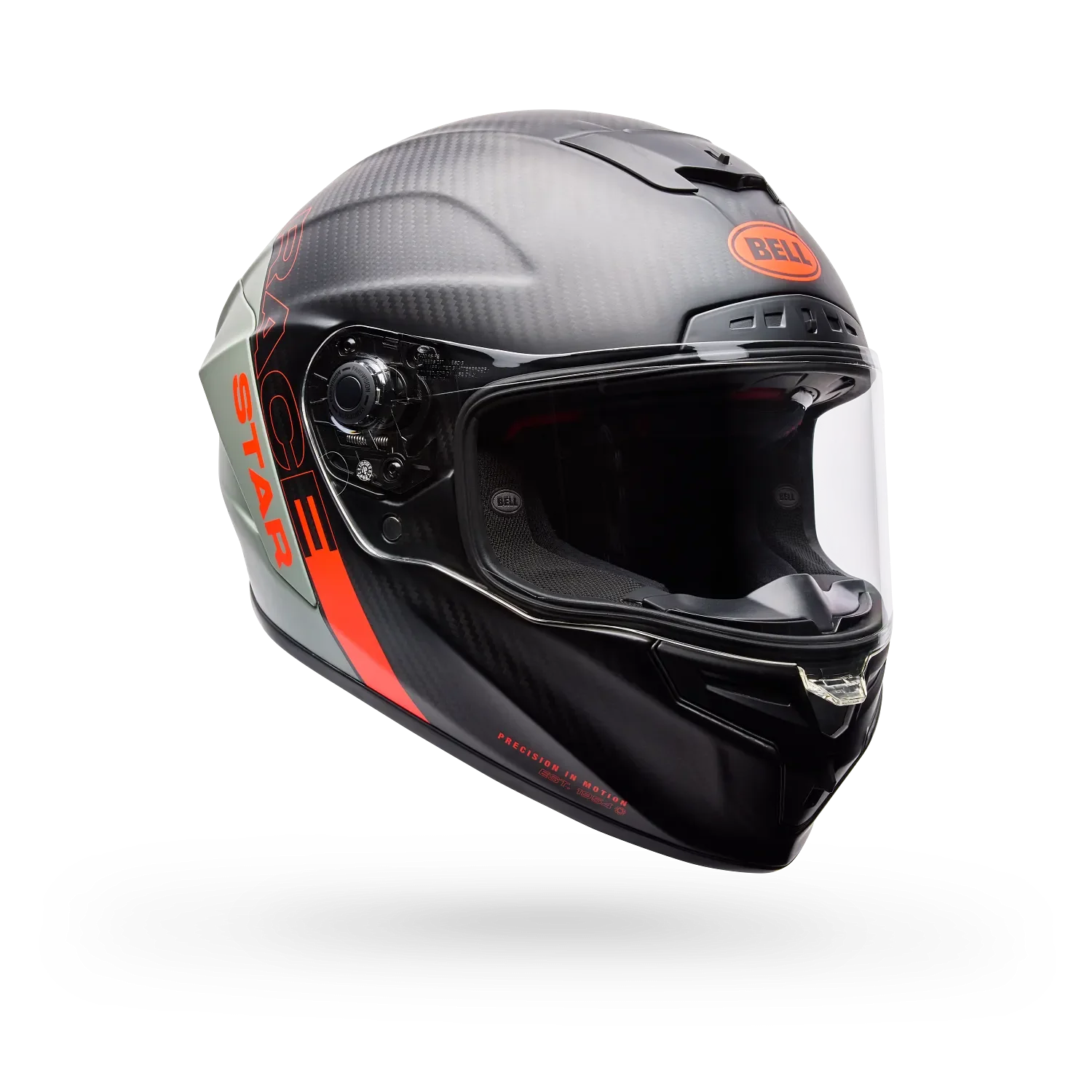 Bell Race Star DLX Flex Strike Matte Orange Helmet - Image 2