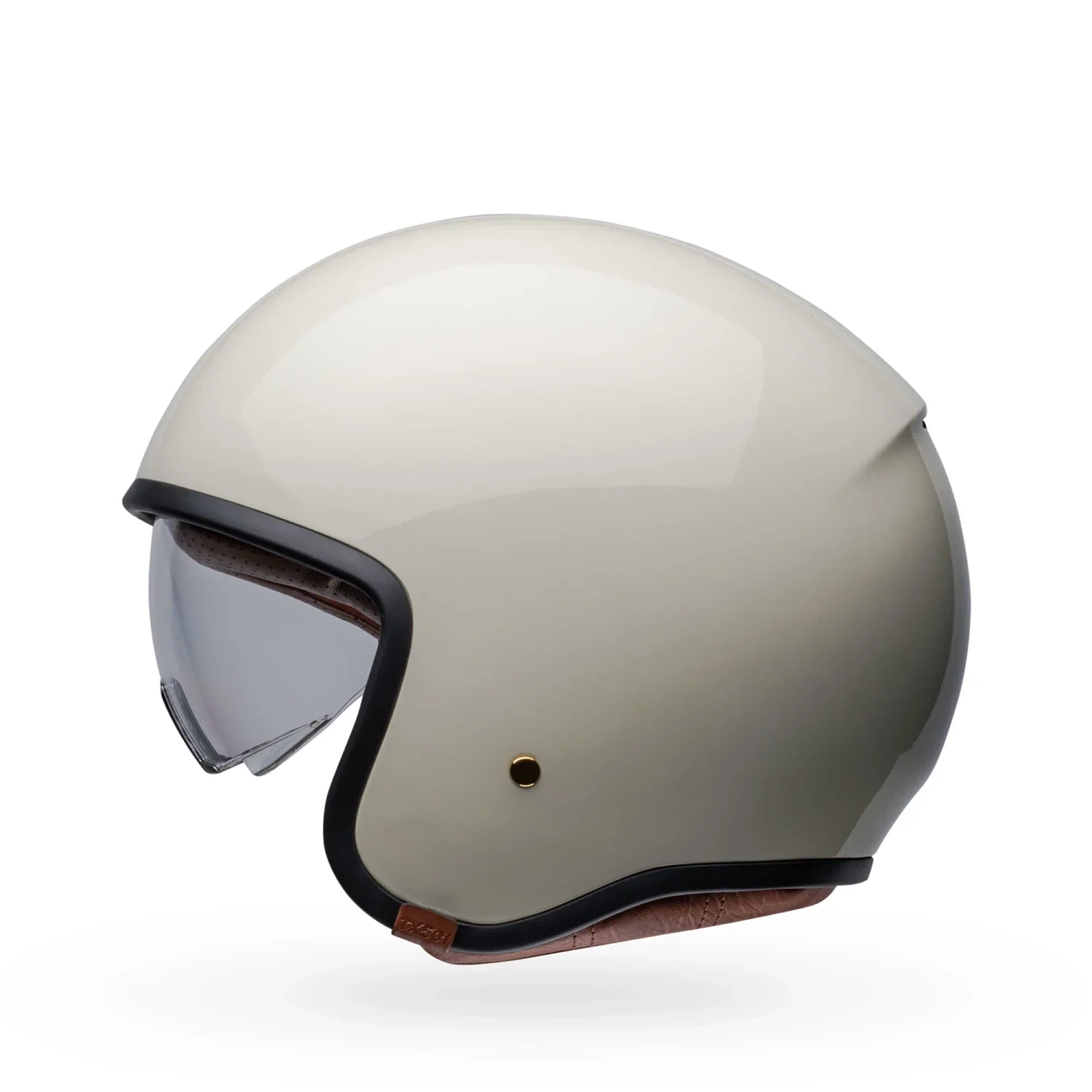 Bell TX-501 Gloss Vintage White Helmet - Image 13