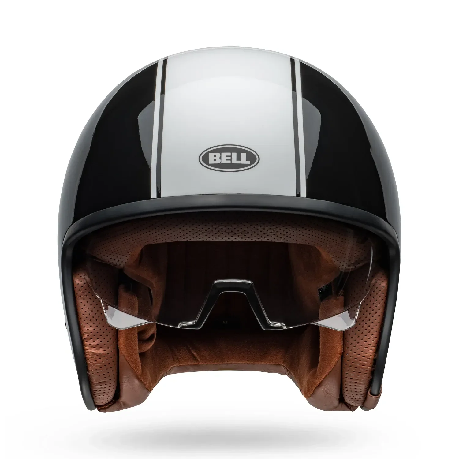 Bell TX-501 Rally Gloss Black/White Helmet - Image 3
