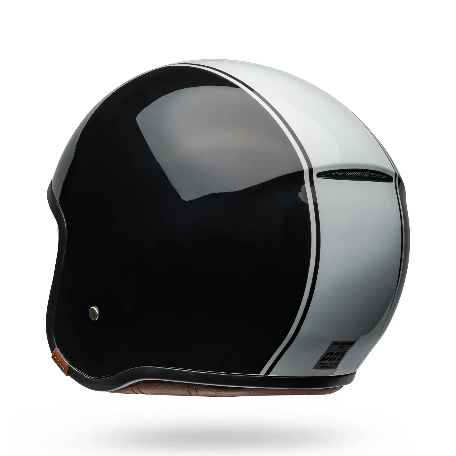 Bell TX-501 Rally Gloss Black/White Helmet - Image 6