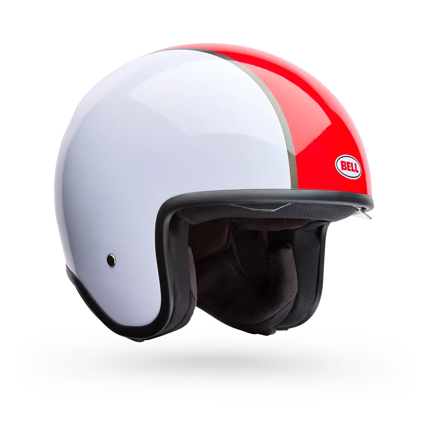 Bell TX-501 Rally Gloss Red/White Helmet - Image 2