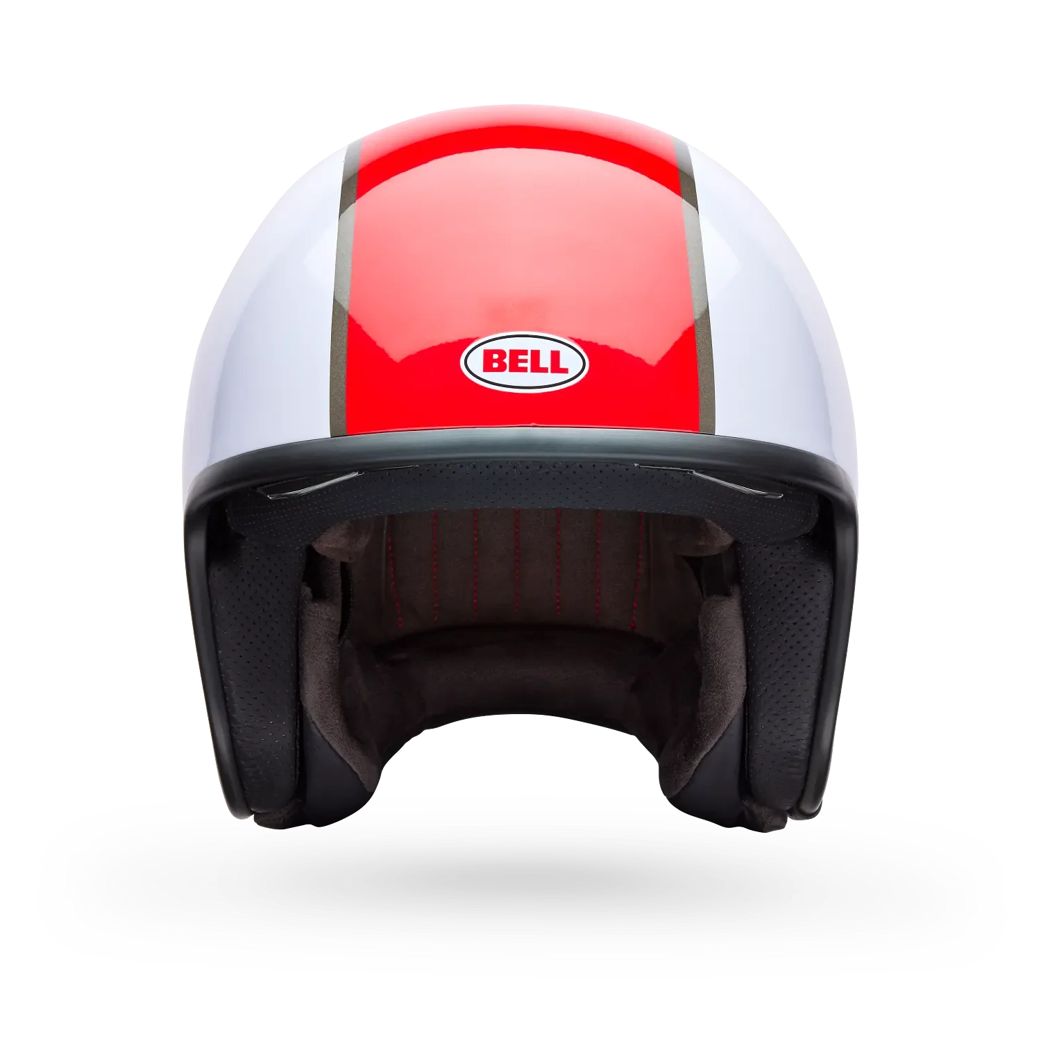 Bell TX-501 Rally Gloss Red/White Helmet - Image 3