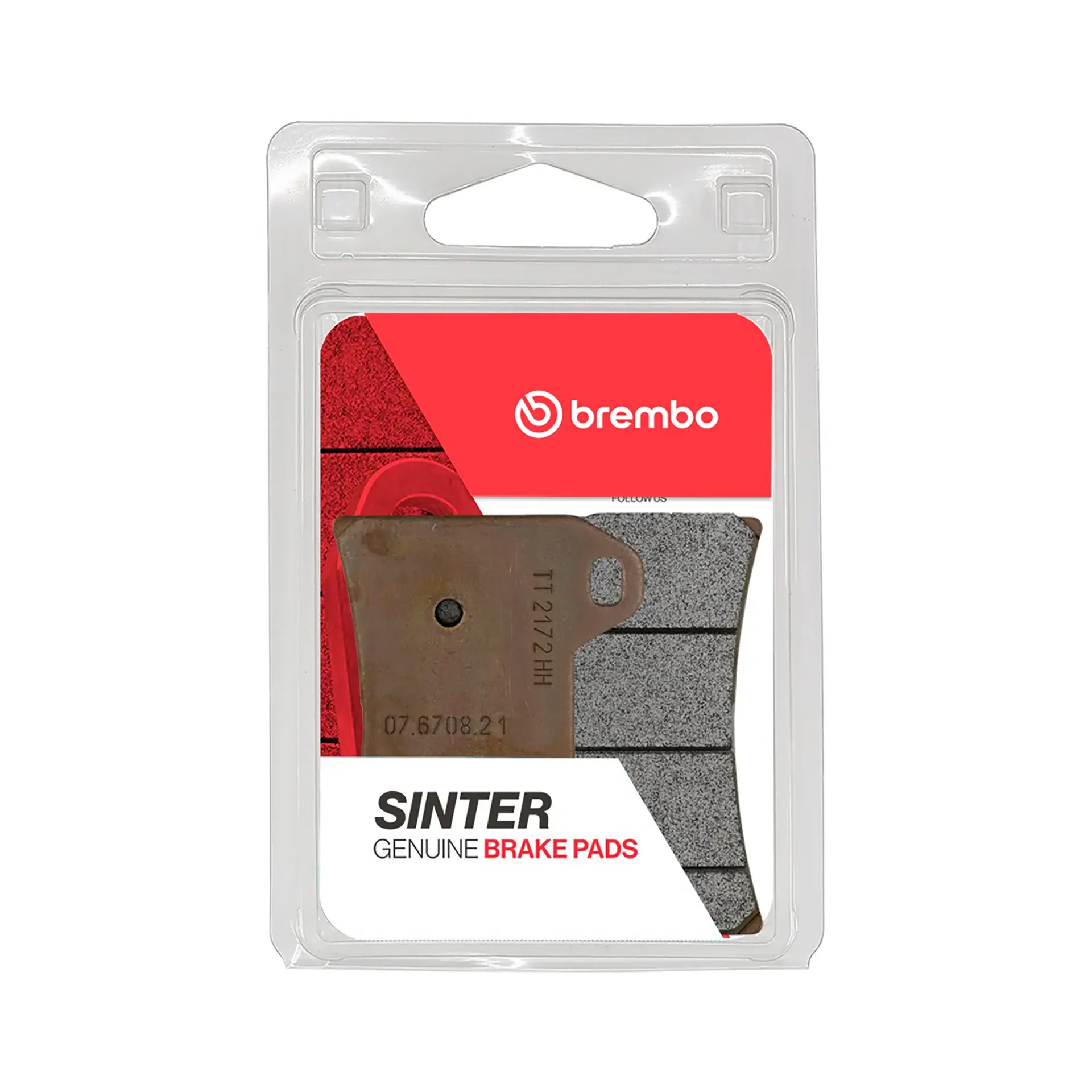 Brembo B-07BB1990 Genuine (90) Sintered Front Brake Pad (07BB19.90)