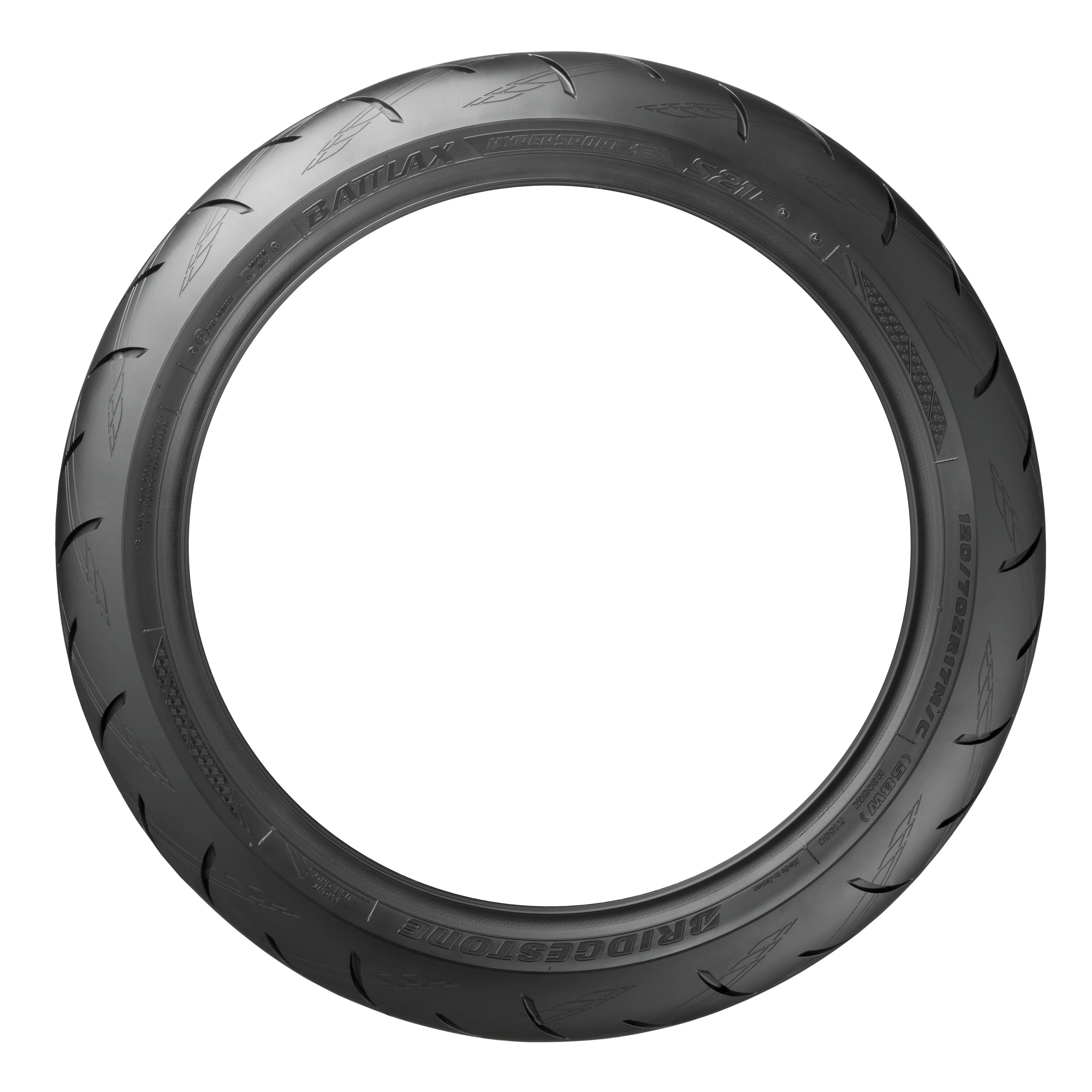 Bridgestone Battlax Hypersport S21 Radial Front Tyre 120/60 WR-17 M/C 55W Tubeless - Image 3