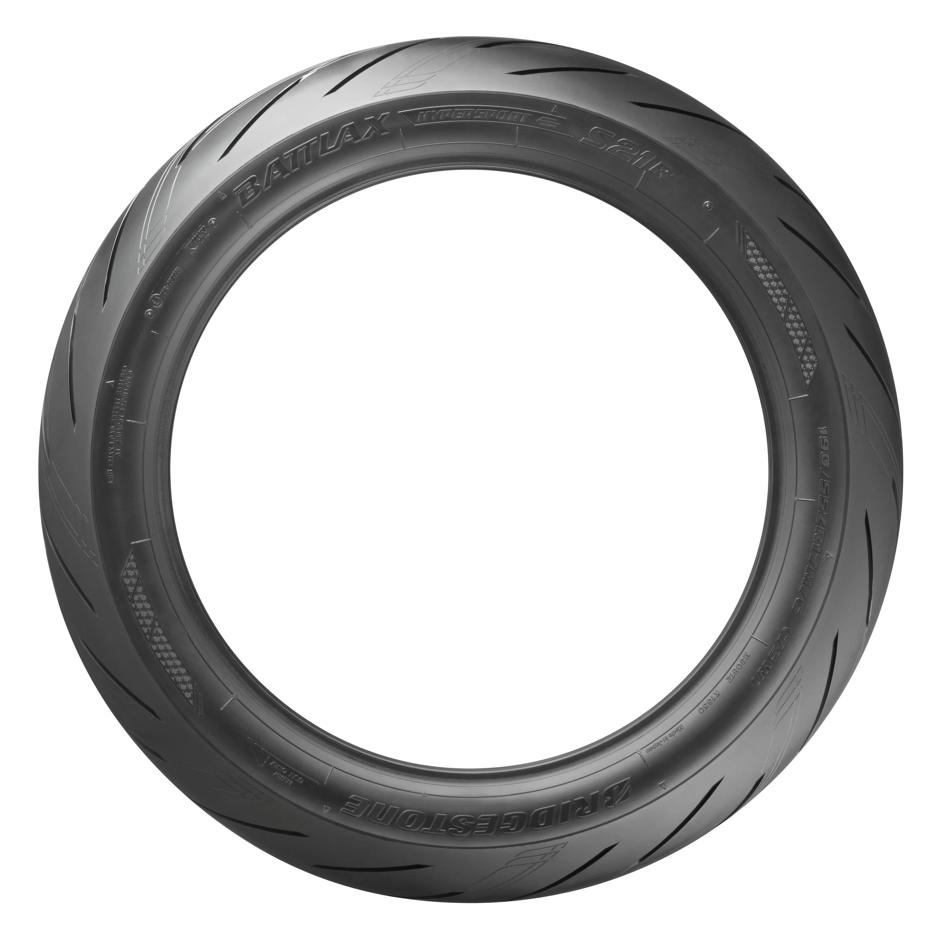 Bridgestone Battlax Hypersport S21 Radial Rear Tyre 190/50 WR-17 M/C 73W Tubeless - Image 3