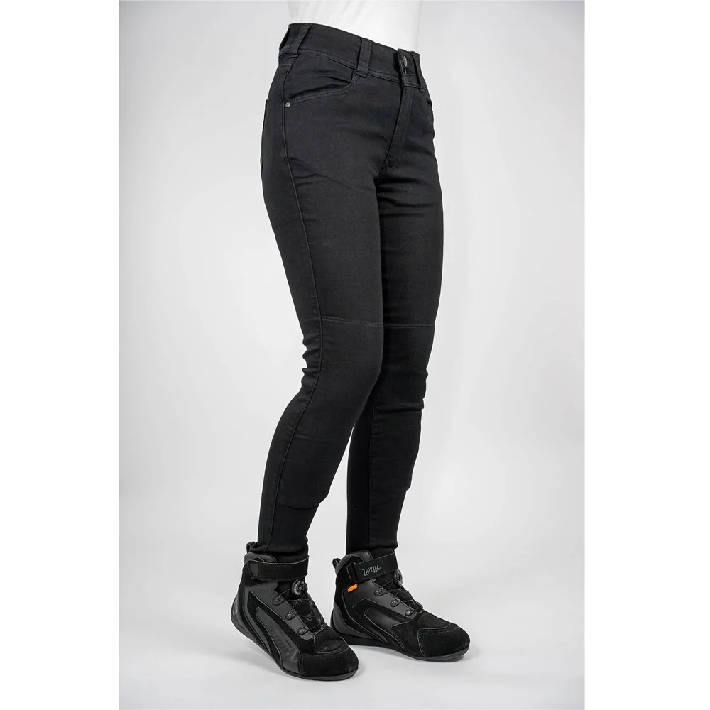 Bull-It Fury Black Slim Womens Extra Short Jeggings - Image 4