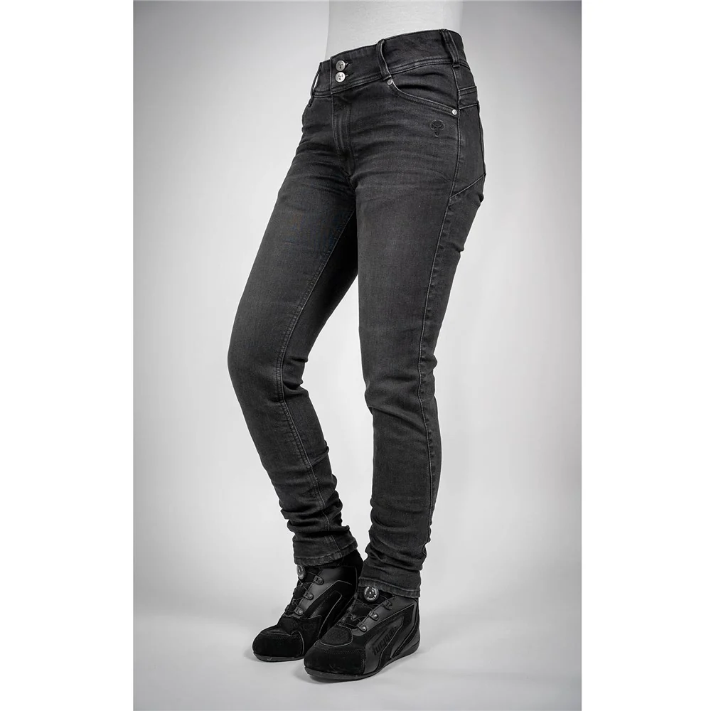 Bull-It Raven Black Slim Womens Regular Jeans