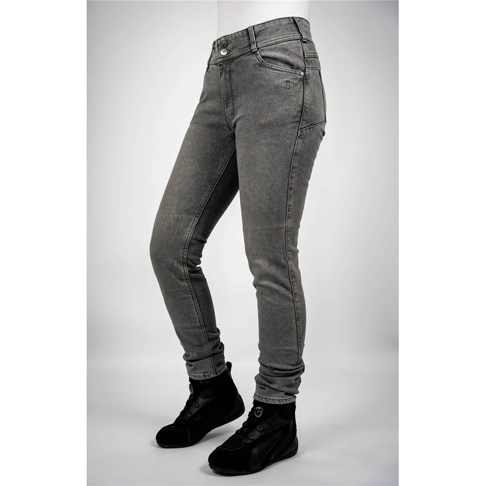 Bull-It Willow Grey Slim Womens Regular Jeans