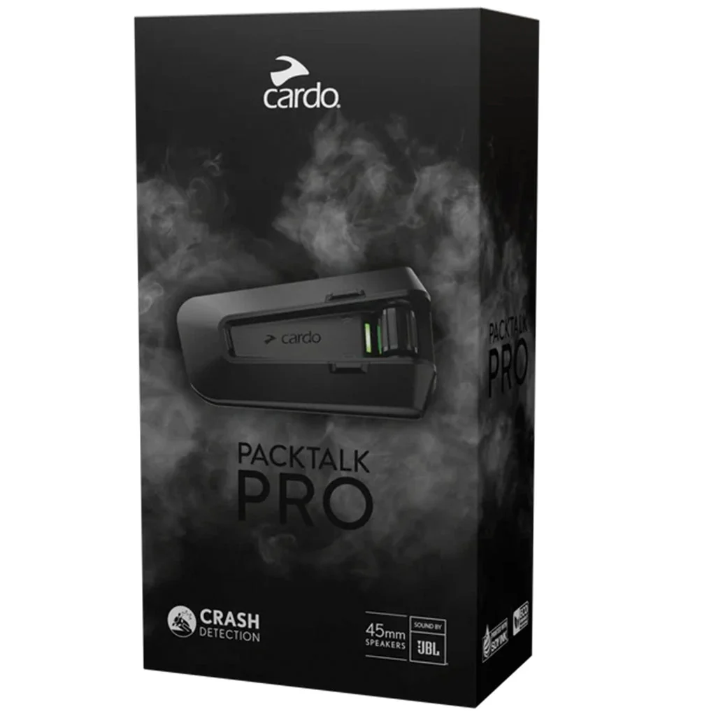 Cardo Packtalk Pro Single Bluetooth Communication System