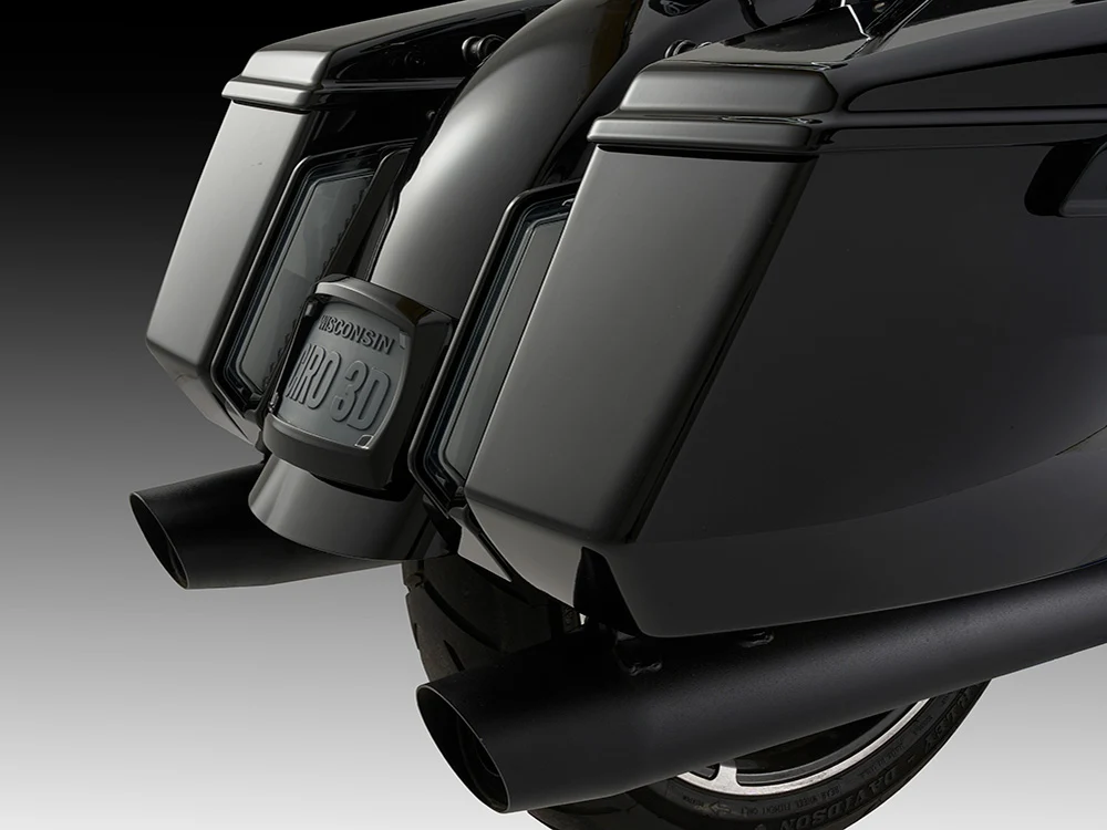 Ciro3D CIR-42051 LED Fascia Filler Panel Lights w/Red Run & Brake w/Amber Turn & Black Housing for Harley-Davidson CVO Touring 23-Up/Street Glide/Road Glide/Touring 24-Up Models - Image 2