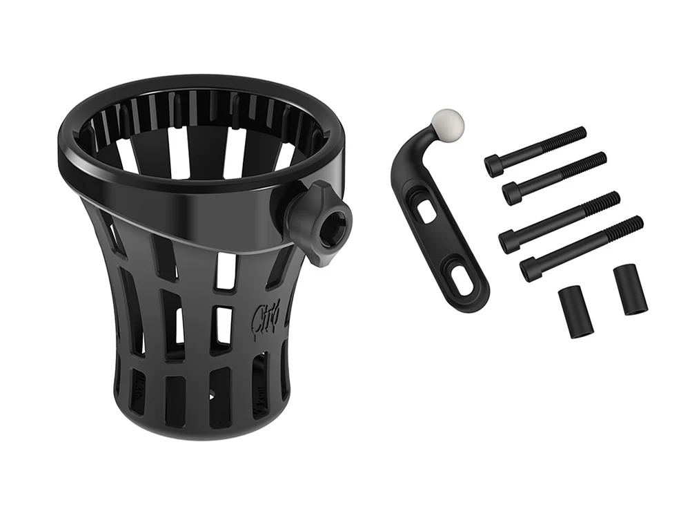 Ciro3D CIR-55911 Gen 2 Big Ass Drink Holder Black w/Perch Mount