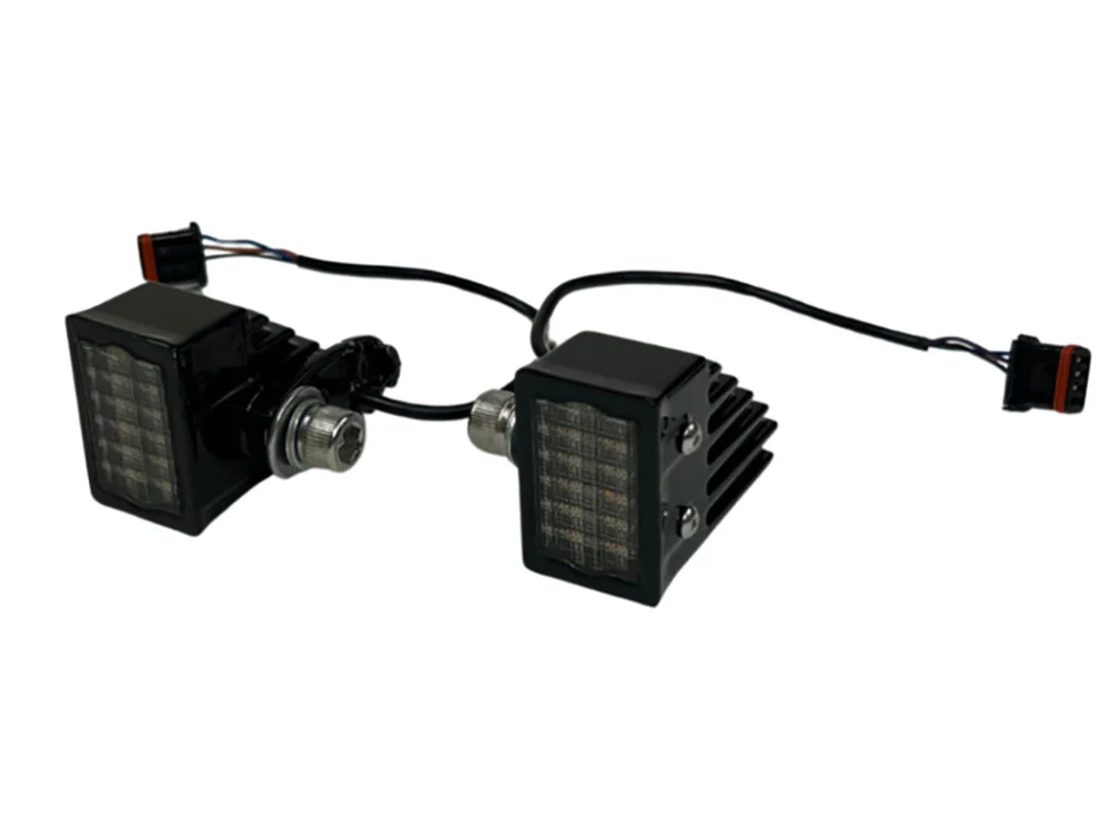 Custom Dynamics CD-CDLRSTFTSB High Performance Turn Signals Black for Low Rider ST 22-Up - Image 4
