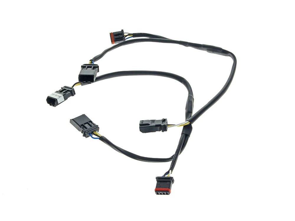 Custom Dynamics CD-MPRMICRO218ST Wiring Adapter Run/Turn Signal Mirrors for Harley-Davidson Softail 18-24/Road King 14-Up/Road Glide 14-23