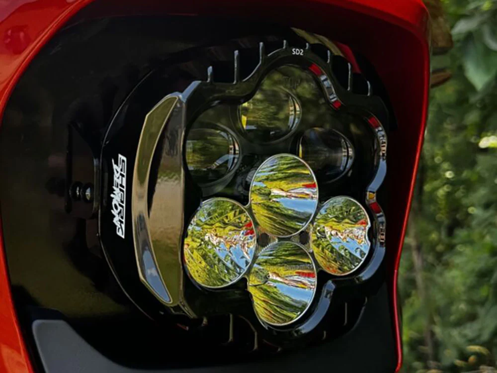 Custom Dynamics CD-SD223BATW Shark Demon LED Headlight Kit Black for CVO Street Glide 23-Up/Street Glide 24-Up - Image 2