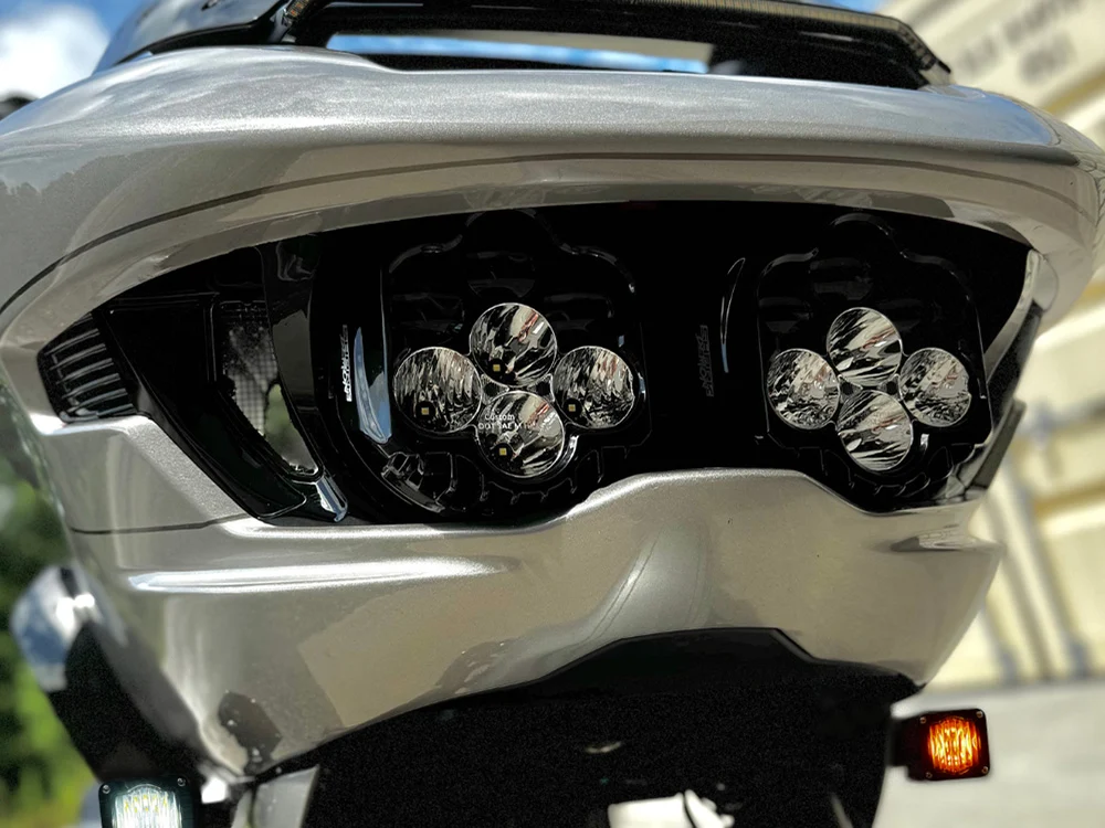 Custom Dynamics CD-SD223RGWW Shark Demon 2 LED White/White Lighting Kit for Harley-Davidson CVO Road Glide 23-Up/Road Glide/CVO Road Glide ST 24-Up - Image 2