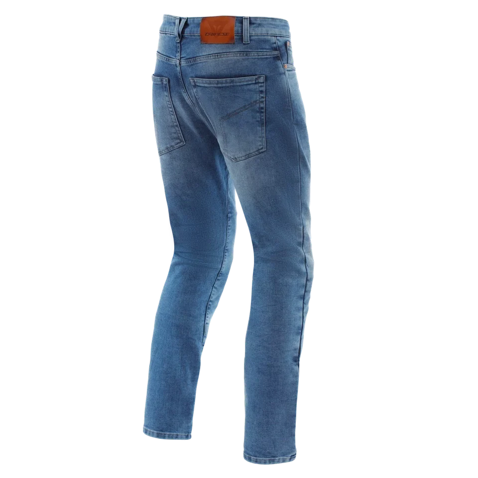 Dainese 5-Pocket Regular Blue Denim Jeans - Image 2