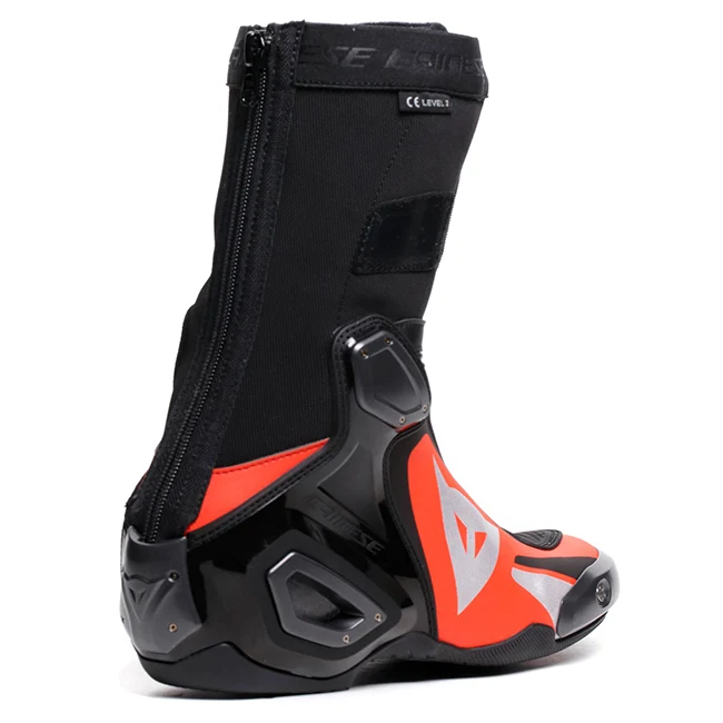 Dainese Axial 2 Black/Fluro Red Boots - Image 3