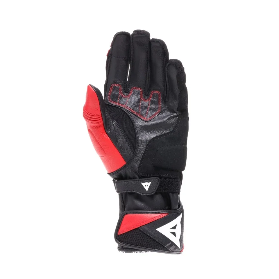 Dainese Reacto Carbon Long Black/Lava Red Gloves - Image 3