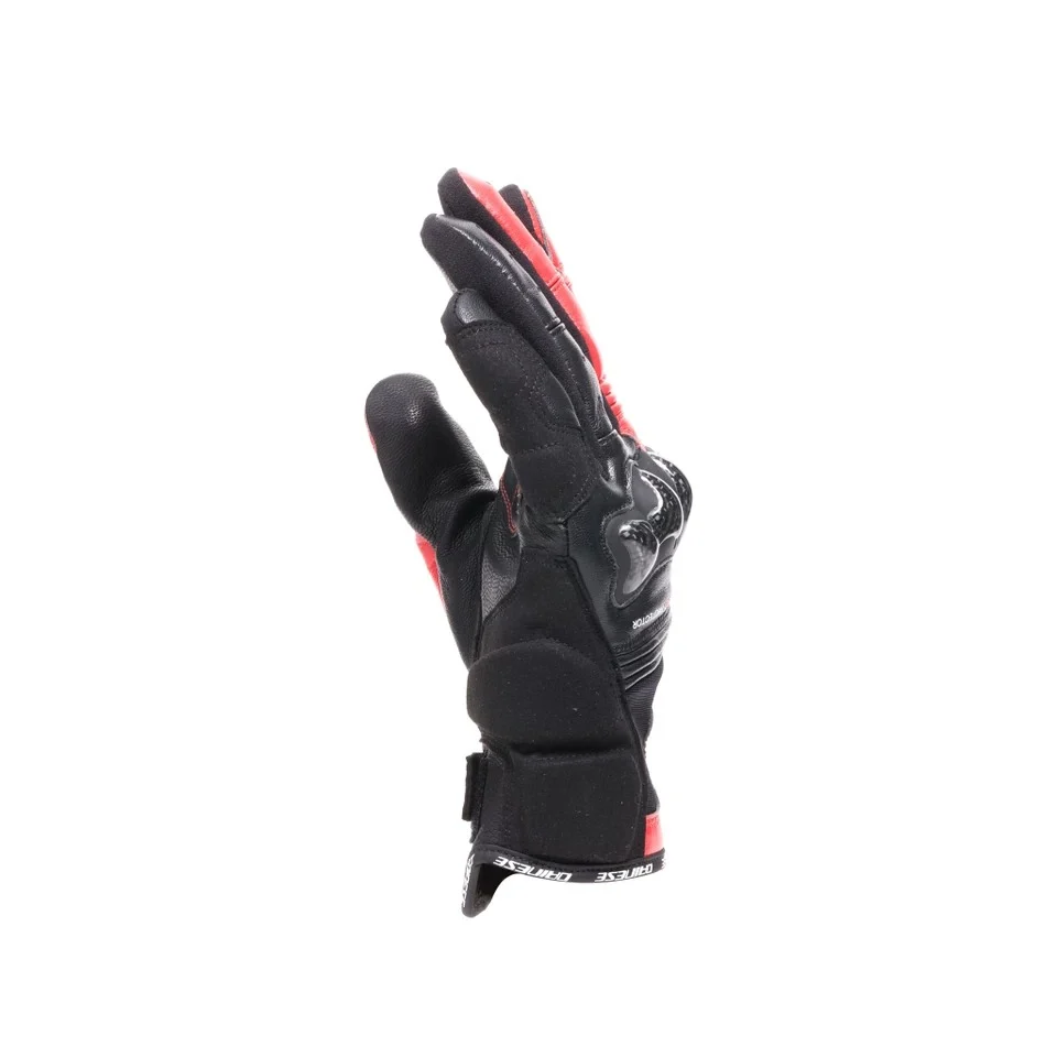 Dainese Reacto Carbon Short Black/Lava Red Gloves - Image 5
