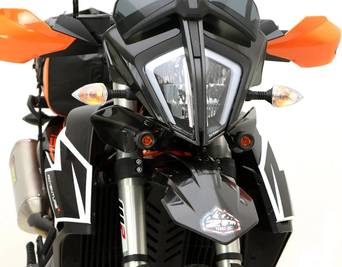 Denali DM Amber LED Light Kit w/Mounts for KTM 790 Adventure 19-20/890 Adventure 21-22 Models - Image 2