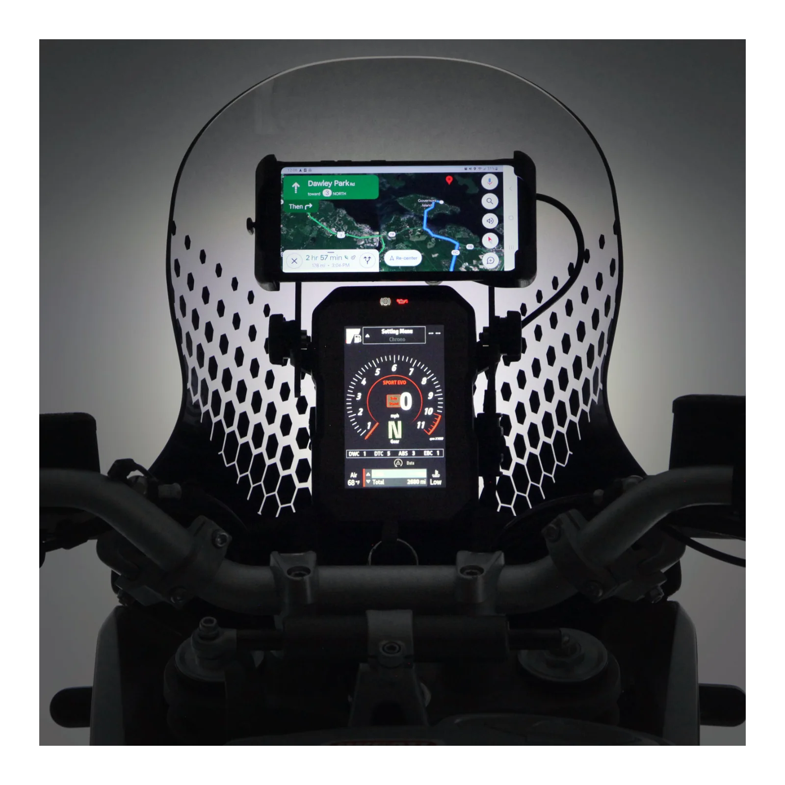 Denali Rally Phone Mount for Ducati DesertX 23-25 - Image 2