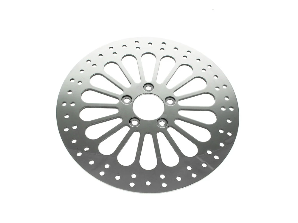 DNA Specialty DNA-M-RT-1300 13" Front Super Spoke SS2 Disc Rotor Polished for most Harley-Davidson Big Twin 00-Up (when upgrading to 13" x 6 Piston Caliper)