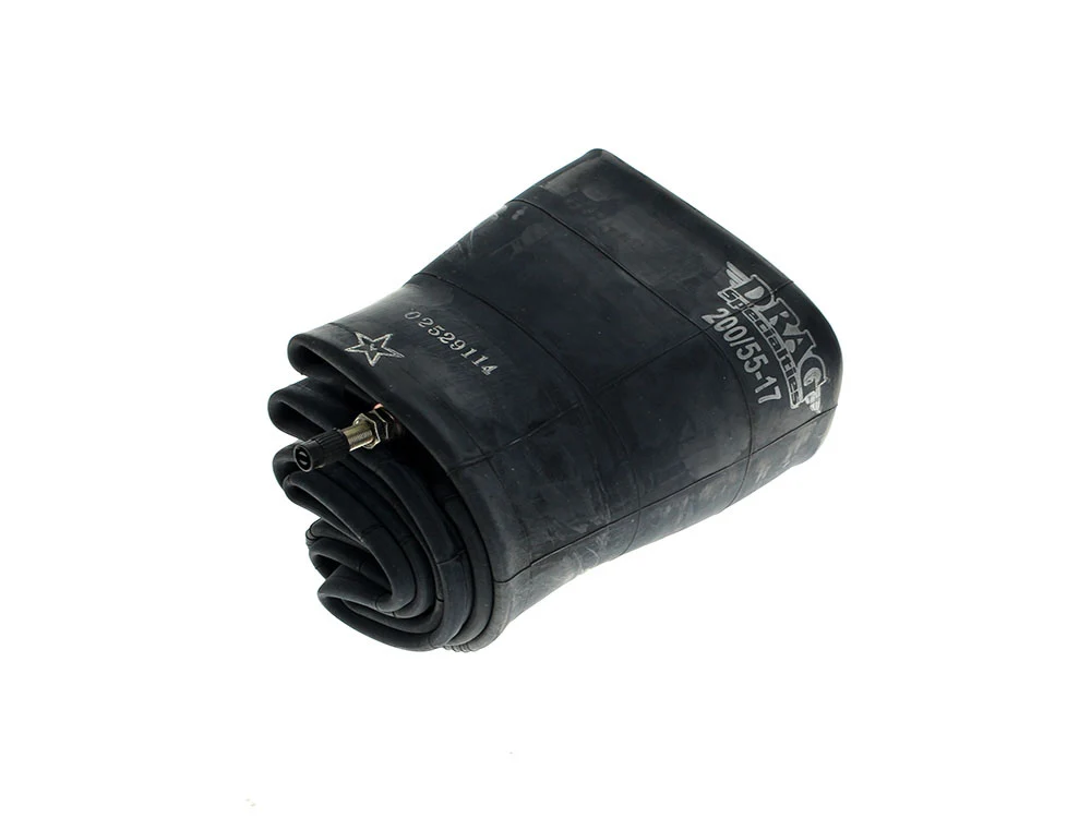 Drag Specialties DS-0350-0064 17" Inner Tube w/Metal Center Valve for 200/55x17" Tyres