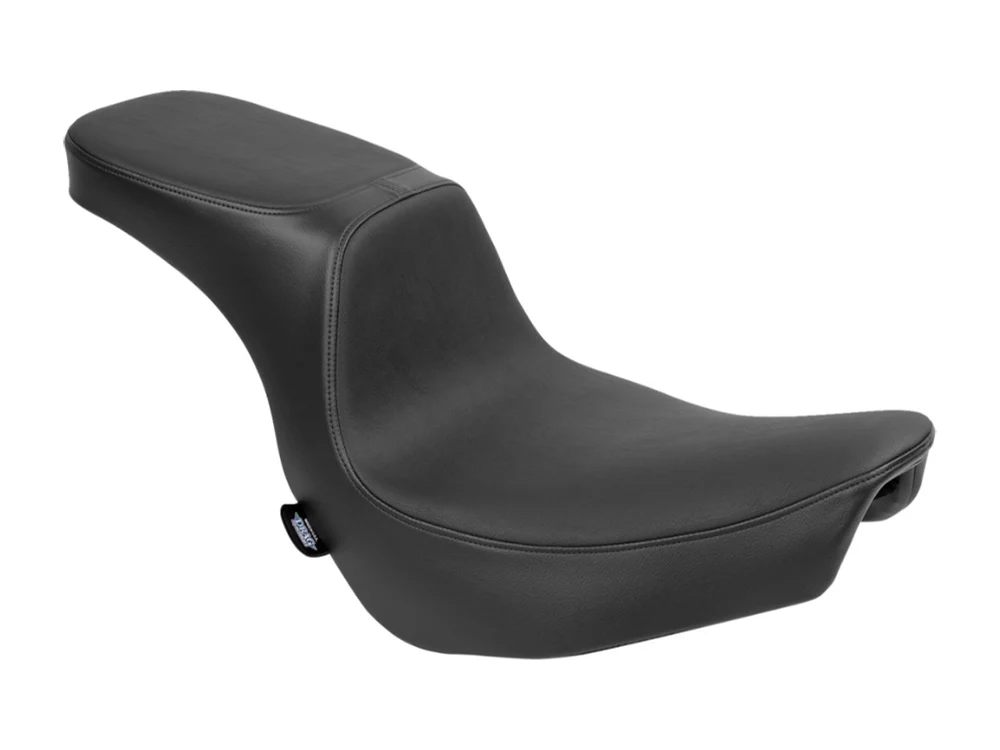 Drag Specialties DS-0802-1634 Performance Predator 2-Up Dual Seat Smooth Black for Harley-Davidson Sport Glide/Low Rider 18-Up/Low Rider S 20-Up/Low Rider ST 22-Up